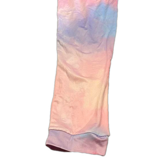 NWT Tie Dye One Piece Pastel Soft Girl PJS set Romper Jumpsuit Size XL New Fairy - Picture 12 of 13